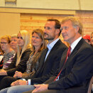 16. oktober: Kronprins Haakon markerer Global Dignity Day på Nesbru videregående skole i Asker (Foto: Jan Ivar Bøe, Akershus fylkeskommune).